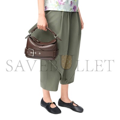 LOEWE SMALL PUZZLE BIKER BAG IN SHINY CALFSKIN A510S21XC7 (24*16.5*10.5cm)